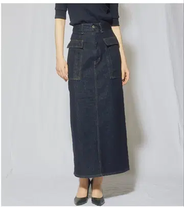 EDWIN(썸씽) 데님 롱 스커트