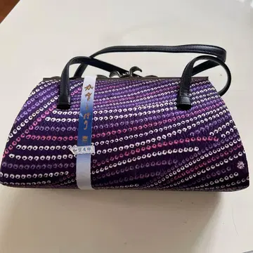 카가 유젠 시보리 일본 의류용 핸드백 가마구치