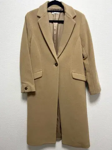 PLST 베이지 체스터 코트