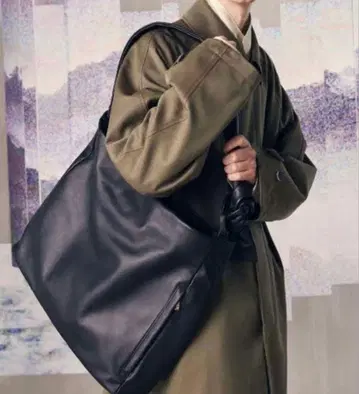 MAISON SPECIAL 가죽 숄더백 통학용 출퇴근용