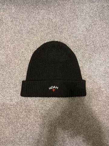 NOAH 비니 니트 모자 블랙