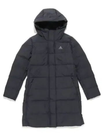 adidas 후드 부착 블랙 다운 자켓