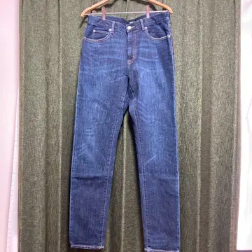 조조 다크 블루 슬림 핏 데님