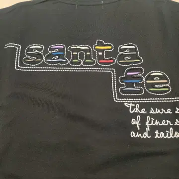 산타페 로고 긴팔 티셔츠 L 블랙