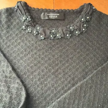 KOJI Watanabe STYLE 블랙 니트 스웨터