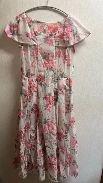 빈티지 플라워 프린트 원피스