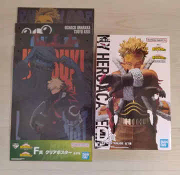 [ 4세트 ] 히로아카 호크스 피규어 & 클리어 포스터