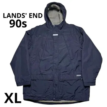 90s LANDS' END 란즈엔드 마운틴 파카 네이비 XL