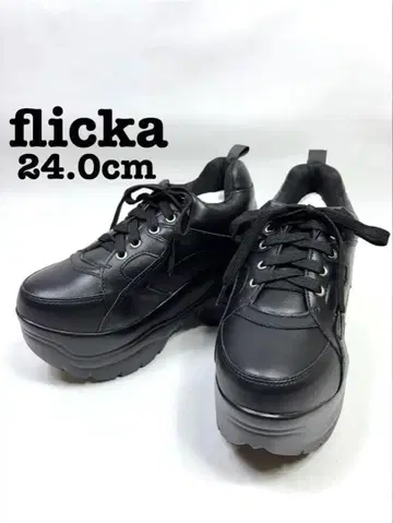 [ 재고 처분품 ] flicka 통굽 스니커즈 신발 L사이즈