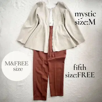 [ 코디 묶음 판매 ] 오피스 캐주얼 단정한 페플럼 니트 묶음 판매