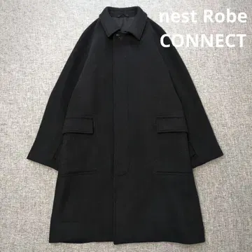 네스트로브 컨팩트 울 코트 발마칸 스탠드 카라 2way