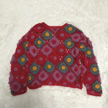 Vintage 꽃 크로셰 니트 otoe itimi OZ mare