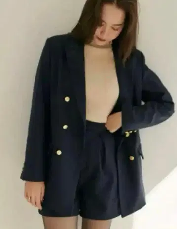 tina:jojun 더블 브레스트 자켓