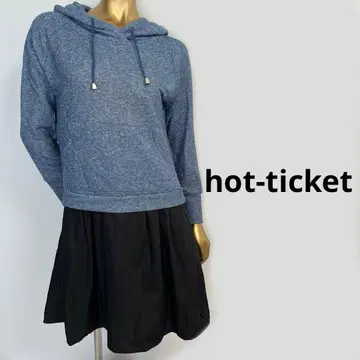 [ 4720 ] hot-ticket 후드티 원피스 L