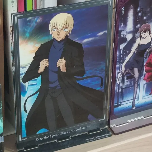 명탐정 코난 흑철의 어영 후루야 레이 버번 BIG 아크릴 스탠드