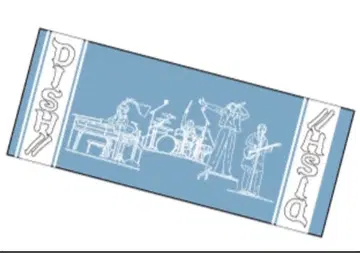 DISH// 타월 스카이블루