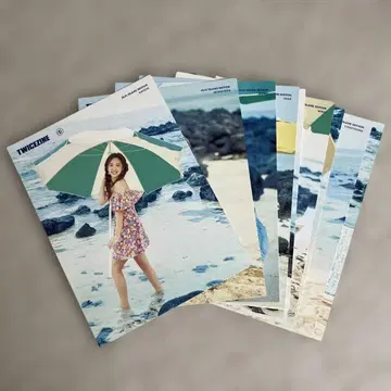 TWICEZINE 컴프 미니 포스터 TWICE 카드