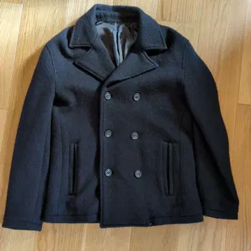 COMME CA ISM 블랙 피코트