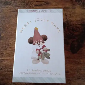 릴린링 키체인 컴플리트 4개 세트 2025 디즈니 크리스마스