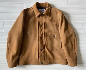 HOUSTON 1st type 카우 스웨이드 트랙 자켓 40