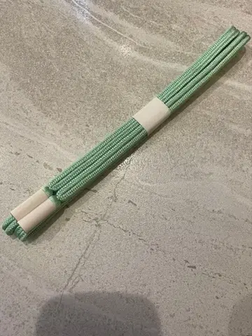 도묘 신품 미사용 허리띠 라임 그린