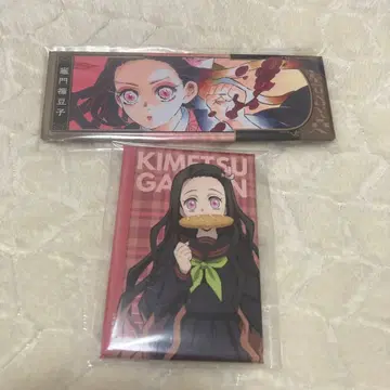 귀멸의 칼날 키메츠 학원 스퀘어 캔뱃지 그림 캔뱃지 카마도 네즈코