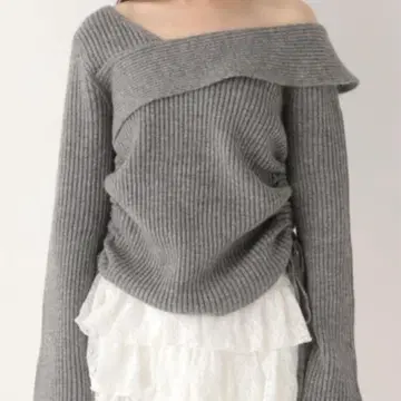 Heather 아지메 드로스트 니트