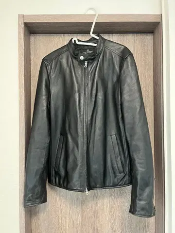 새상품급 나노 유니버스 싱글 가죽 자켓 램 가죽 블랙