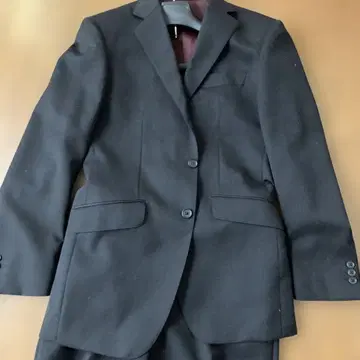 슬림 비즈니스 정장 블랙