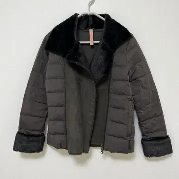 정가 54,000엔 요소우/페이크 무스탕 숏 다운