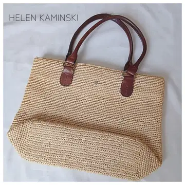 헬렌 카민스키 라피아 토트 백 바스켓백 핸드백