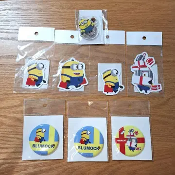 미니언 마그넷, 배지, 아크릴 스탠드 전 8세트