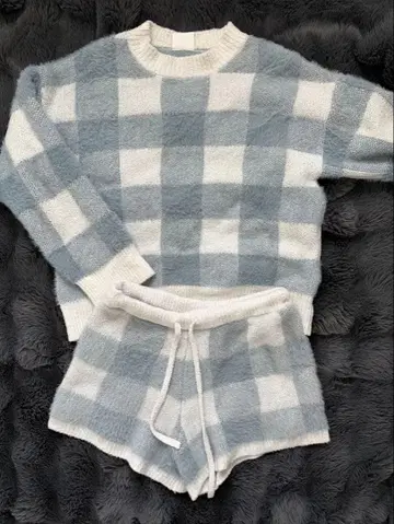 젤라또피케 체크 룸웨어 세트