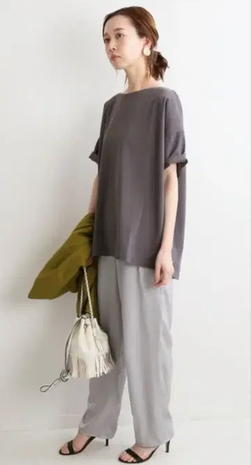 IENA 새틴 라이크 팬츠