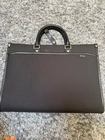 블랙 나일론 비즈니스 백