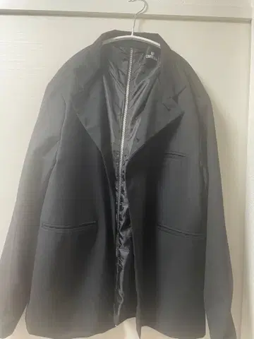 블랙 테일러드 자켓