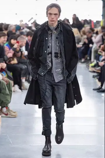 sacai 2020/2021 AW 코트 사카이 3 블랙