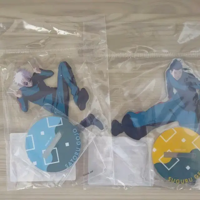 주술회전 2024 쥬쥬페스 고죠 게토 아크릴 스탠드 미개봉 세트