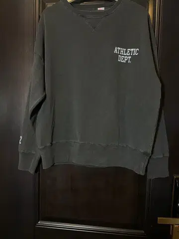 JOURNAL STANDARD VINTAGE 가공 로고 맨투맨 흑먹색