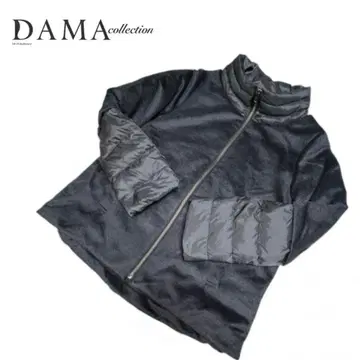 다마 컬렉션 TEXCO 이탈리아제 울 원단 x 나일론 스탠드 카라 다운