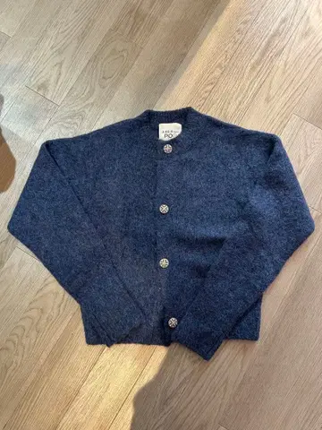 그린 레이블 릴랙싱 크루넥 니트 가디건