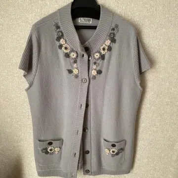 Alt Moder 여성용 그레이 소매 부착 베스트