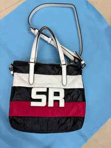 소니아 리키엘 로고 스트라이프 2WAY 백 중고품