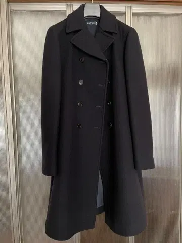 ASPESI 아스펜지 울 캐시미어 혼방 P 코트 일본제 네이비 42 M