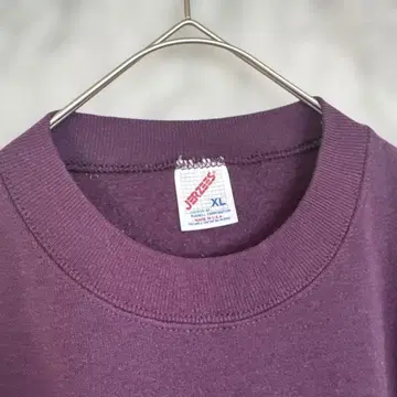 [ 192 ] 저지 90s 맨투맨 무지 래글런 퍼플 USA제