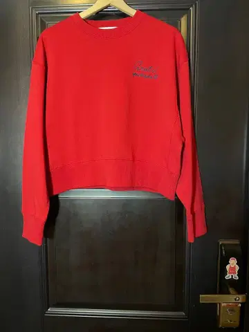 JOURNAL STANDARD relume 자수 로고 맨투맨 레드