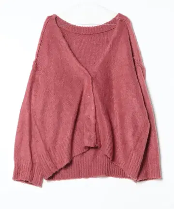 레드 니트 가디건 FREE 사이즈 프릭스스토어