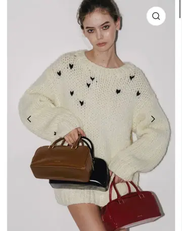 Notting-Hill Heart Knit 아이보리