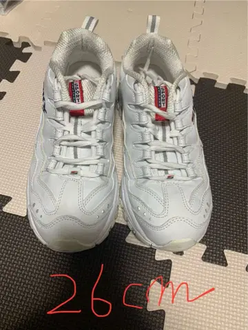 스케쳐스/화이트 스니커즈 26cm