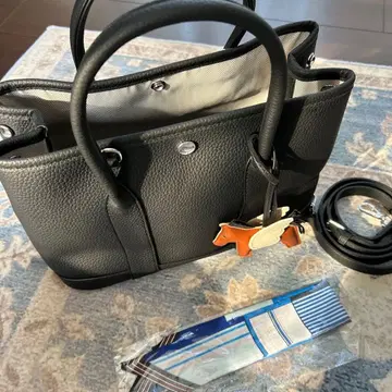 천연 가죽 토트백 30cm